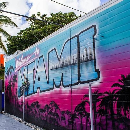 Cozy & Colorful Miami Art Canvas W/Hottub & Murals Экстерьер фото